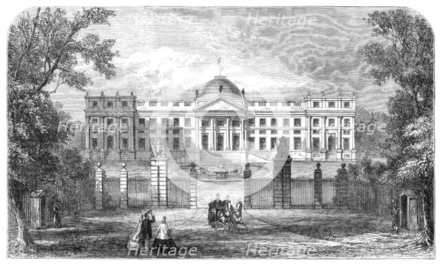 The Palace of Laeken, Brussels, the residence of the late King Leopold, 1865. Creator: Unknown.