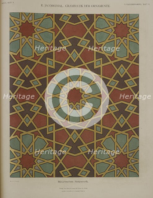 Moorish network, 1874. Creator: Unknown.