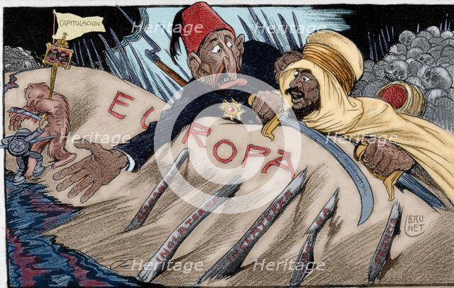 Russo-Japanese War, 1905.  Creator: L. Brunet.