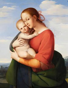 Madonna and child, 1821. Creator: Johann Scheffer von Leonhardshoff.