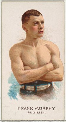 Frank Murphy, Pugilist, from World's Champions, Series 2 (N29) for Allen & Ginter Cigarett..., 1888. Creator: Allen & Ginter.
