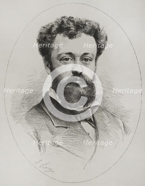 Raimundo de Madrazo y Garreta (1841-1920), Spanish painter, 1878.  Creator: Unknown.