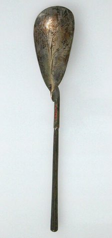 Spoon, Byzantine, 5th-6th century. Creator: Unknown.