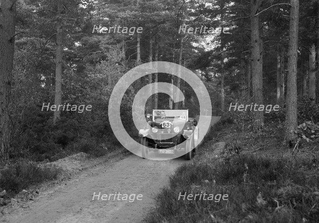 Talbot 18/55 4-seater tourer competing in the JCC Half-Day Trial, 1930. Artist: Bill Brunell.