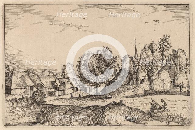 Road into a Village. Creator: Claes Jansz Visscher.