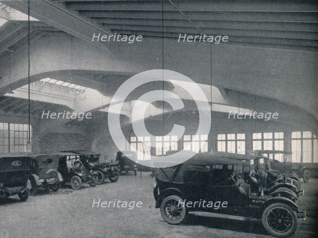 Concrete portal or rigid bent, 1922. Artist: Unknown.