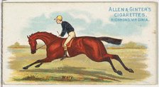 Wary, from The World's Racers series (N32) for Allen & Ginter Cigarettes, 1888. Creator: Allen & Ginter.