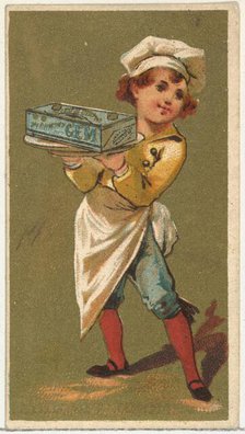 From the Girls and Children series (N65) promoting Richmond Gem Cigarettes for Allen &..., ca. 1886. Creator: Allen & Ginter.