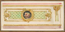 Design for a Decorative Wall Panel, 19th century. Creator: Anon.