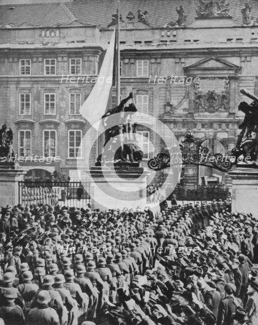 'Nazis Enter The Czech Capital', 1939, (1940). Artist: Unknown.