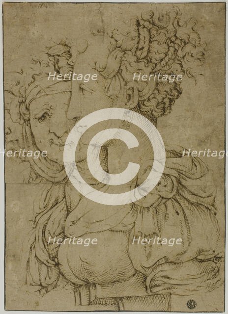 Old Matron and Young Woman, n.d. Creator: Bartolomeo Passarotti.