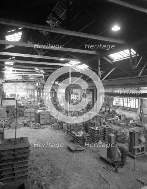 General view of the foundry, AT Green & Sons Ltd, South Yorkshire, Rotherham, 1963. Artist: Michael Walters