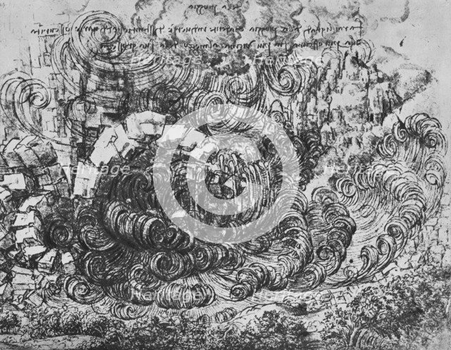 'Deluge', c1480 (1945). Artist: Leonardo da Vinci.