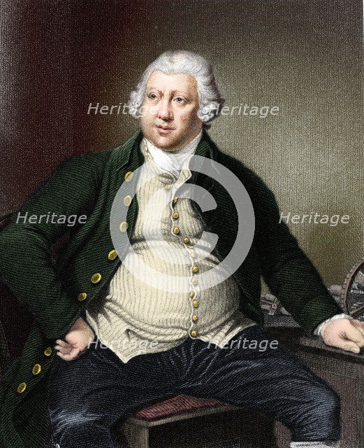 Richard Arkwright (1732-1792), British industrialist and inventor. Artist: Unknown.