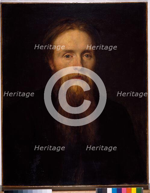 Portrait of Sir Edward Burne-Jones (1833-1898), 1870. Creator: George Frederick Watts.