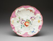 Dish, Worcester, c. 1770. Creator: Royal Worcester.