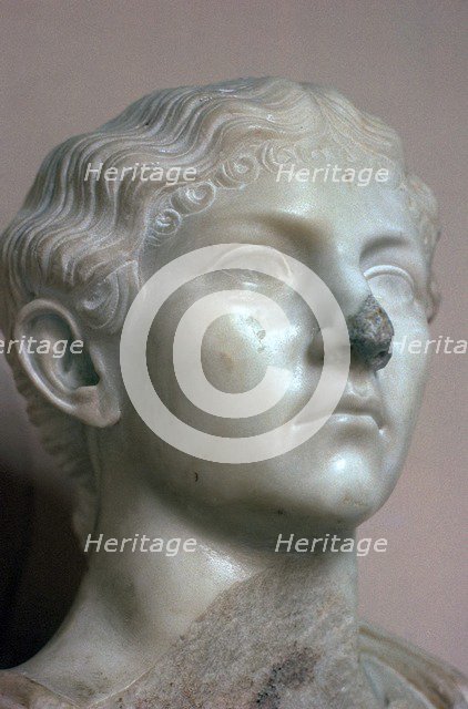 Head of Antonia, the younger daughter of Mark Antony, 1st century. Artist: Unknown