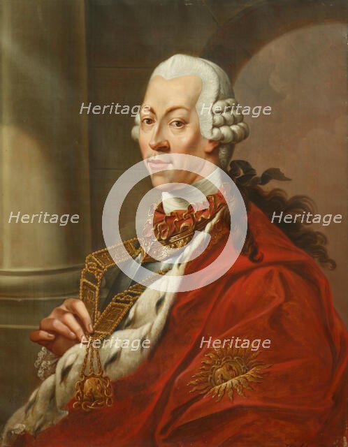 Portrait of King Victor Amadeus III of Sardinia (1726-1796), Between 1780 and 1785. Creator: Schweickhardt, Heinrich Wilhelm (1747-1797).