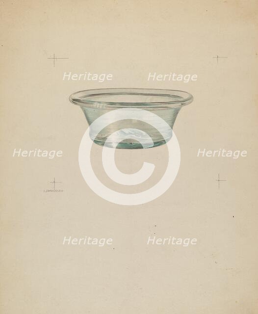 Sauce Dish, c. 1938. Creator: Isidore Steinberg.