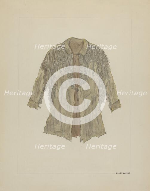 Trapper's Jacket, c. 1937. Creator: Ellen Duncan.