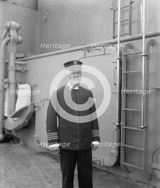U.S.S. Iowa, Capt. Terry, 1898. Creator: William H. Jackson.