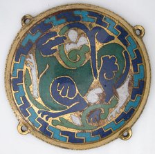 Quadruped (one of five medallions from a coffret), French, ca. 1110-30. Creator: Unknown.