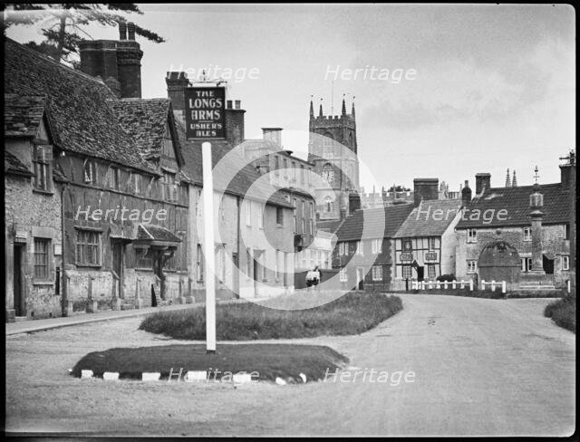 High Street, Steeple Ashton, Wiltshire, 1932. Creator: Marjory L Wight.