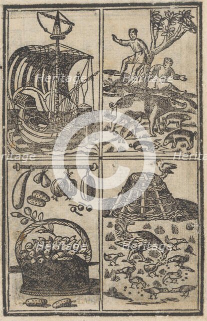 Trionfo Di Virtu. Libro Novo..., page 18 (recto), 1563. Creator: Matteo Pagano.