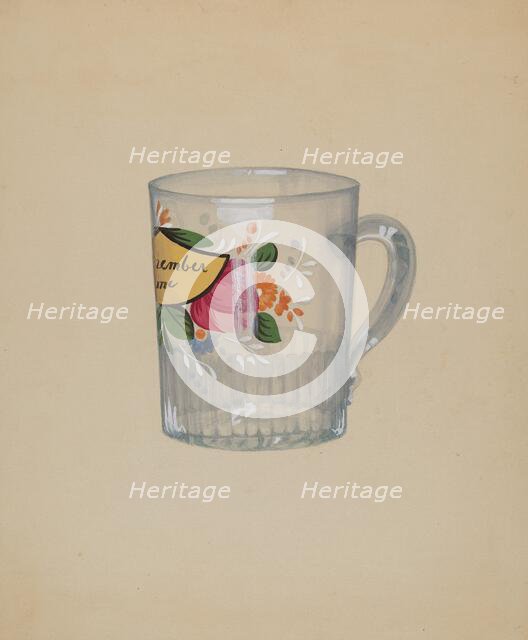 Friendship Mug, c. 1937. Creator: Elizabeth Dimling.