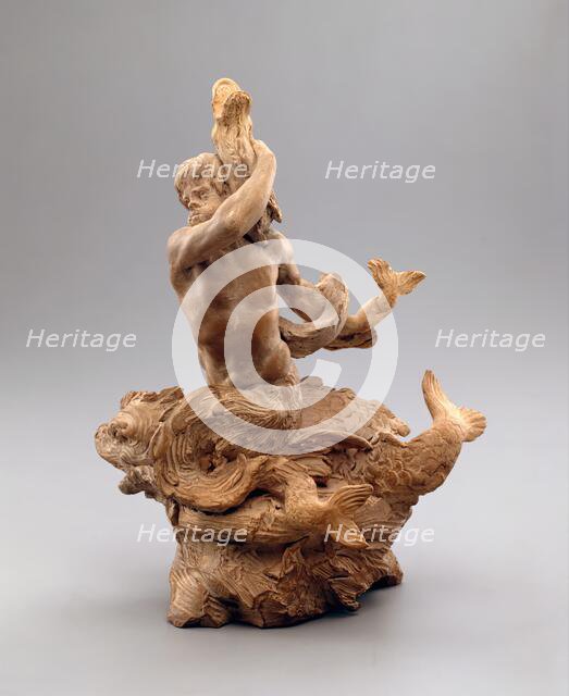 Triton with a Sea Serpent, c1630s, before 1642. Creator: Gian Lorenzo Bernini.