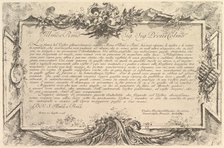 Dedication to Giovanni Bottari (Dédicace à Bottari), ca. 1748. Creator: Giovanni Battista Piranesi.