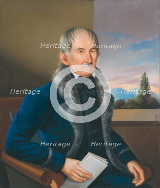 Portrait of a man, 1833. Creator: Karoly Wieland.
