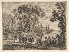 The Rape of Europa, 1634. Creator: Claude Lorrain.