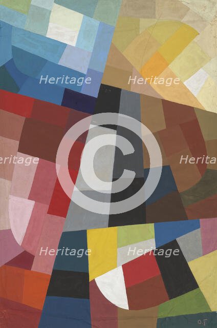 Composition, 1941. Creator: Freundlich, Otto (1878-1943).