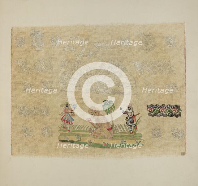 Petit Point, 1935/1942. Creator: Bessie Vandre.