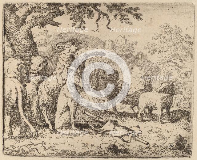 The Ram Blesses Reynard, probably c. 1645/1656. Creator: Allart van Everdingen.