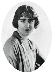 Lady Elizabeth Bowes-Lyon in 1923, (1937). Artist: Unknown