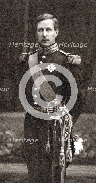 Albert I (1875-1934), King of the Belgians from 1909, in military uniform. Artist: Unknown