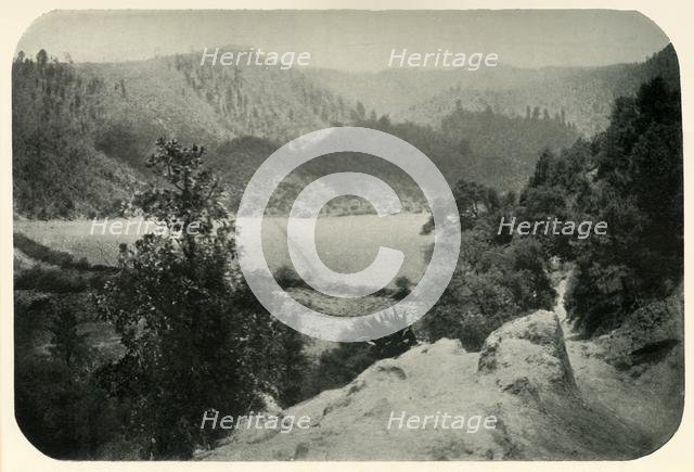 'Pine-Clad Hills Forming the Rim of the Valley of Mexico, 8,000 Feet Elevation Above Sea-Level', 191 Creator: Unknown.
