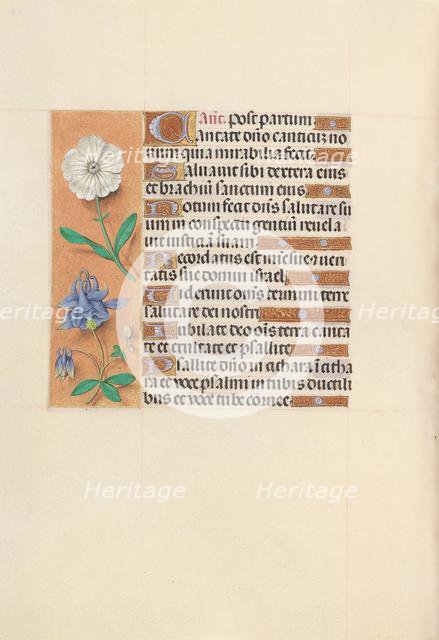 Hours of Queen Isabella the Catholic, Queen of Spain: Fol. 109v, c. 1500. Creator: Master of the First Prayerbook of Maximillian (Flemish, c. 1444-1519); Associates, and.