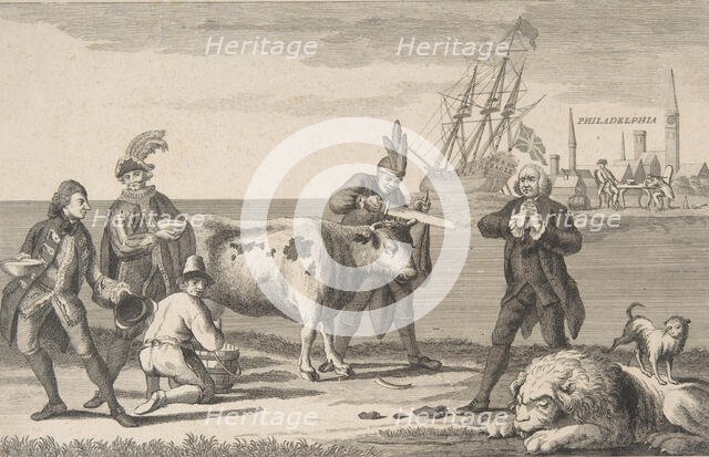 State of the English Nation, ca. 1780., ca. 1780. Creator: Anon.