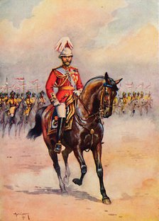 'H.M. King George in India', 1913. Artist: AC Lovett.