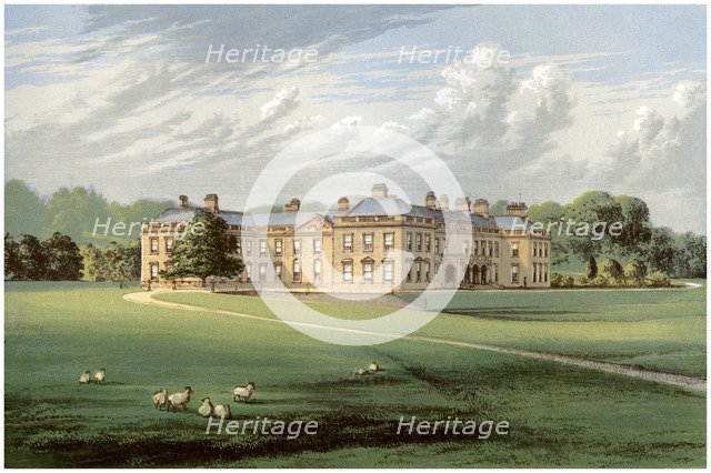 Holme Lacy, Herefordshire, home of Baronet Stanhope, c1880. Artist: Unknown