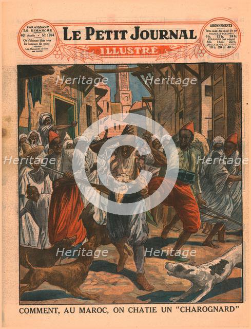 How, in Morocco, one chastens a 'scavenger', 1929. Creator: Unknown.