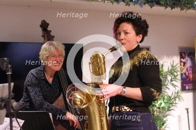 Hannah Horton Quartet, East Grinstead Jazz Club, West Suusex, Jan 2025. Creator: Brian O'Connor.