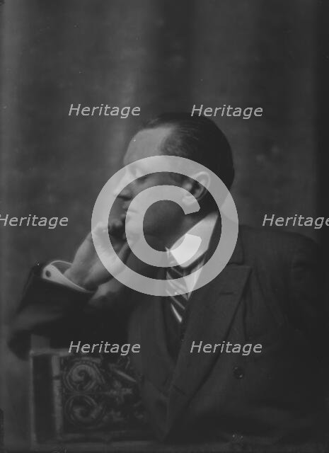 Burden, James A., Mr., portrait photograph, 1914 Mar. 31. Creator: Arnold Genthe.