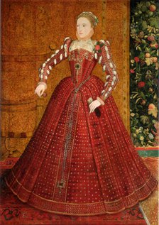 Portrait of Elizabeth I of England (The Hampden Portrait), ca 1563. Artist: Meulen, Steven van der (active 1543-1564)