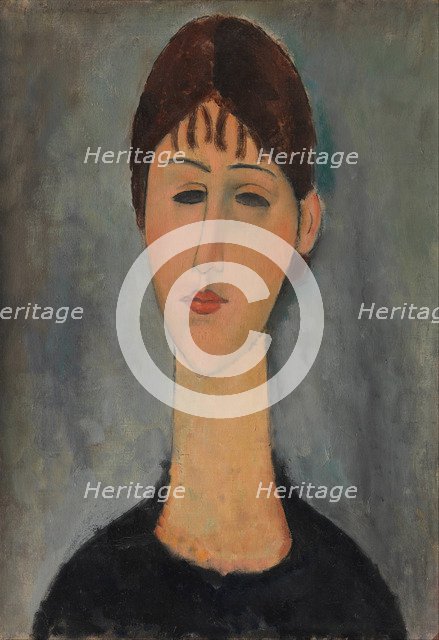 Portrait of Anna Zborowska. Artist: Modigliani, Amedeo (1884-1920)