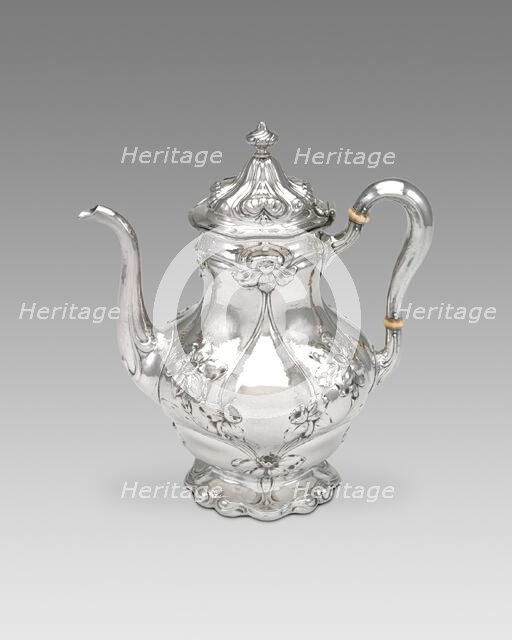 Coffee Pot (part of a set), 1900. Creator: Gorham Manufacturing Company.
