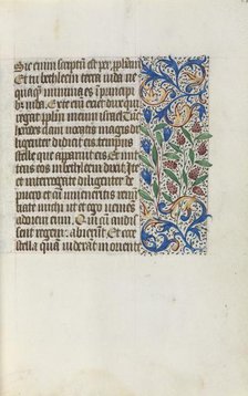 Book of Hours (Use of Rouen): fol. 17r, c. 1470. Creator: Master of the Geneva Latini (French, active Rouen, 1460-80).